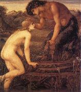 Sir Edward Coley Burne-Jones, Pan and Psyche